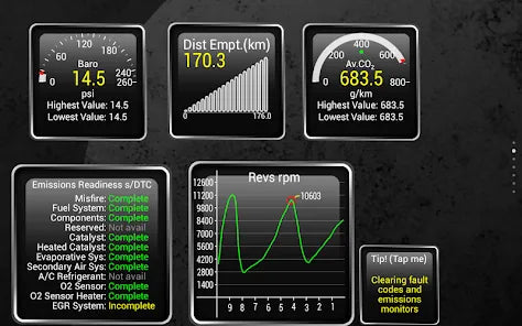 Universal OBD2 low profile Scanner