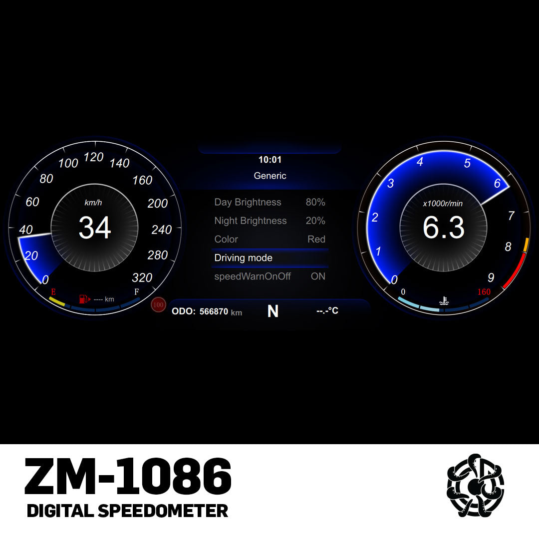 ZM-1086 Digital Speedometer